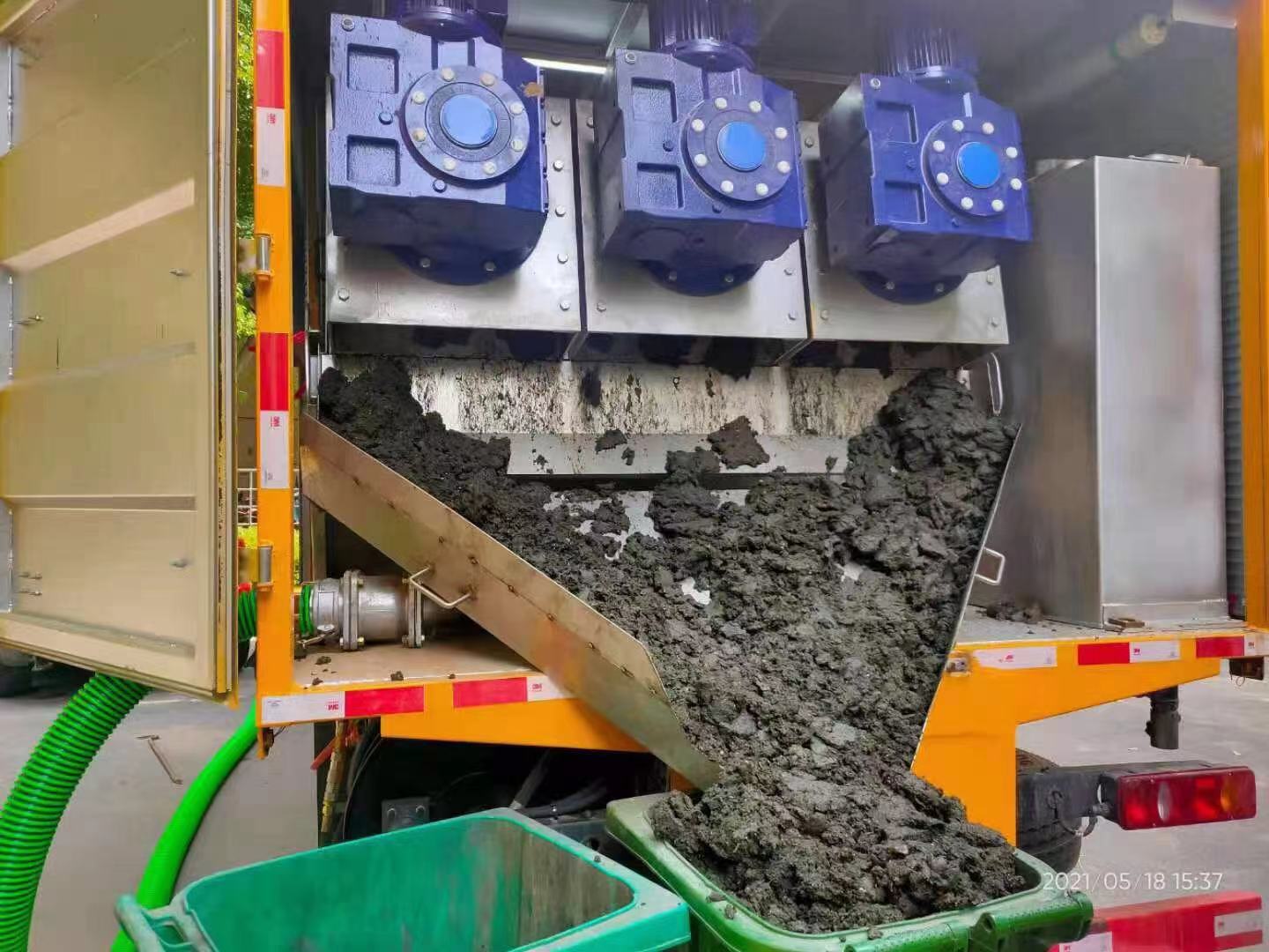 户县化粪池清掏城市维护站-泥浆净化干湿分离处理